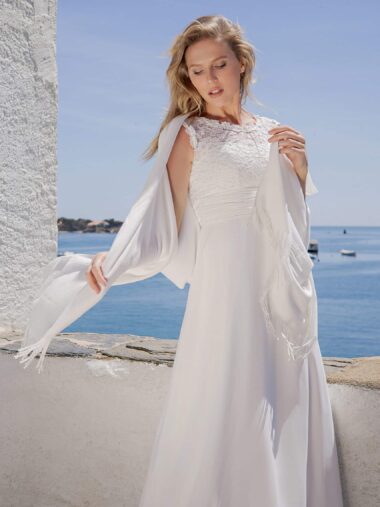 A7227 Stola ivory Schal