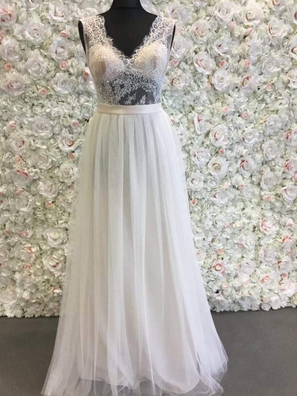 Standesamtkleid bei VeRina in Hille Tüllkleid blush Hochzeitskleid