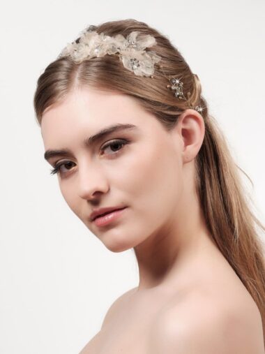 Haarband Schmuck VeRina Hille Poirer Gold Rose Brautladen