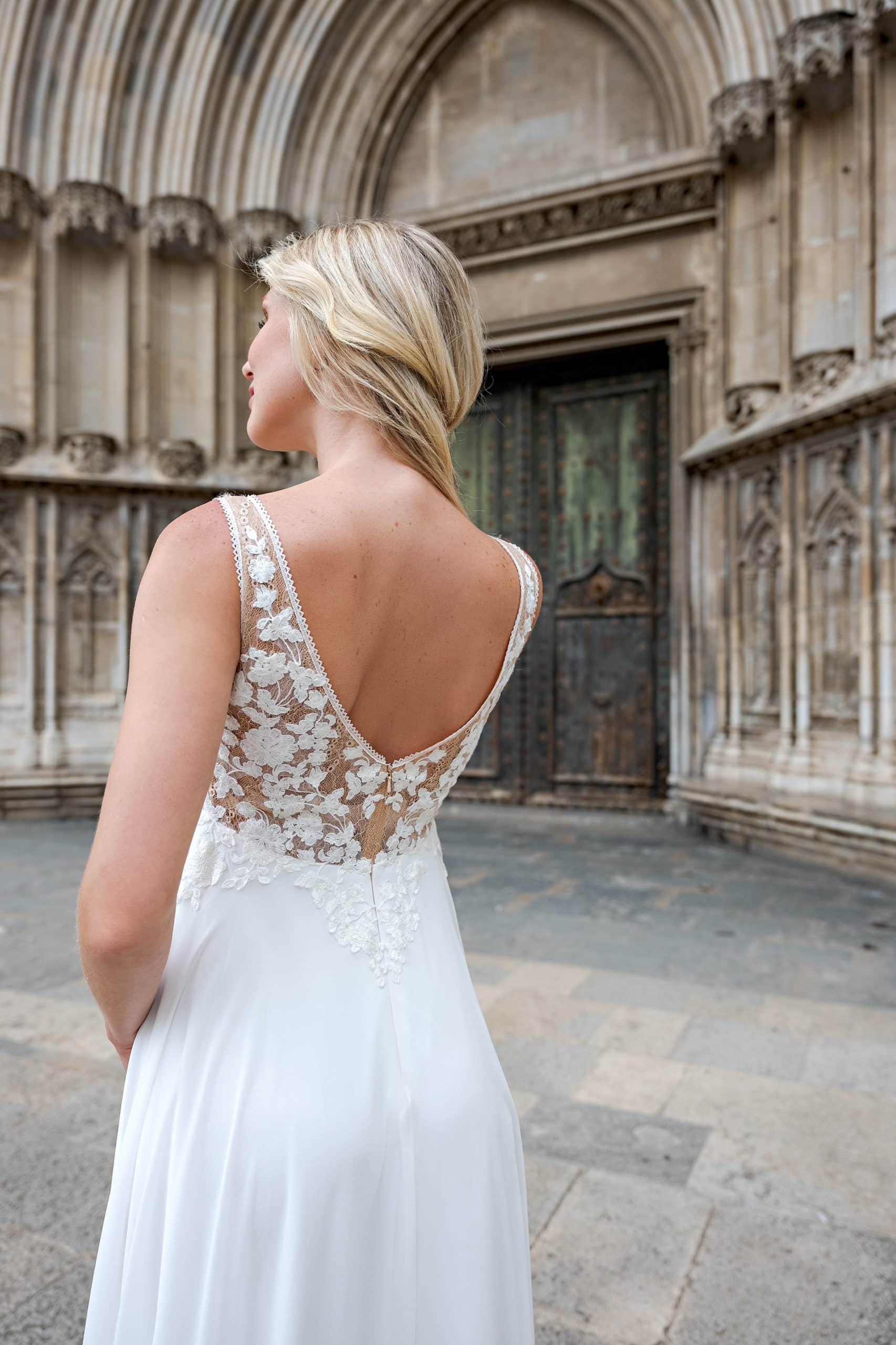 BS501 Fashion Queen bei VeRina Brautmoden in Hille Rothenuffeln Chiffon schwangerschaftskleid Umstandskleid (1)