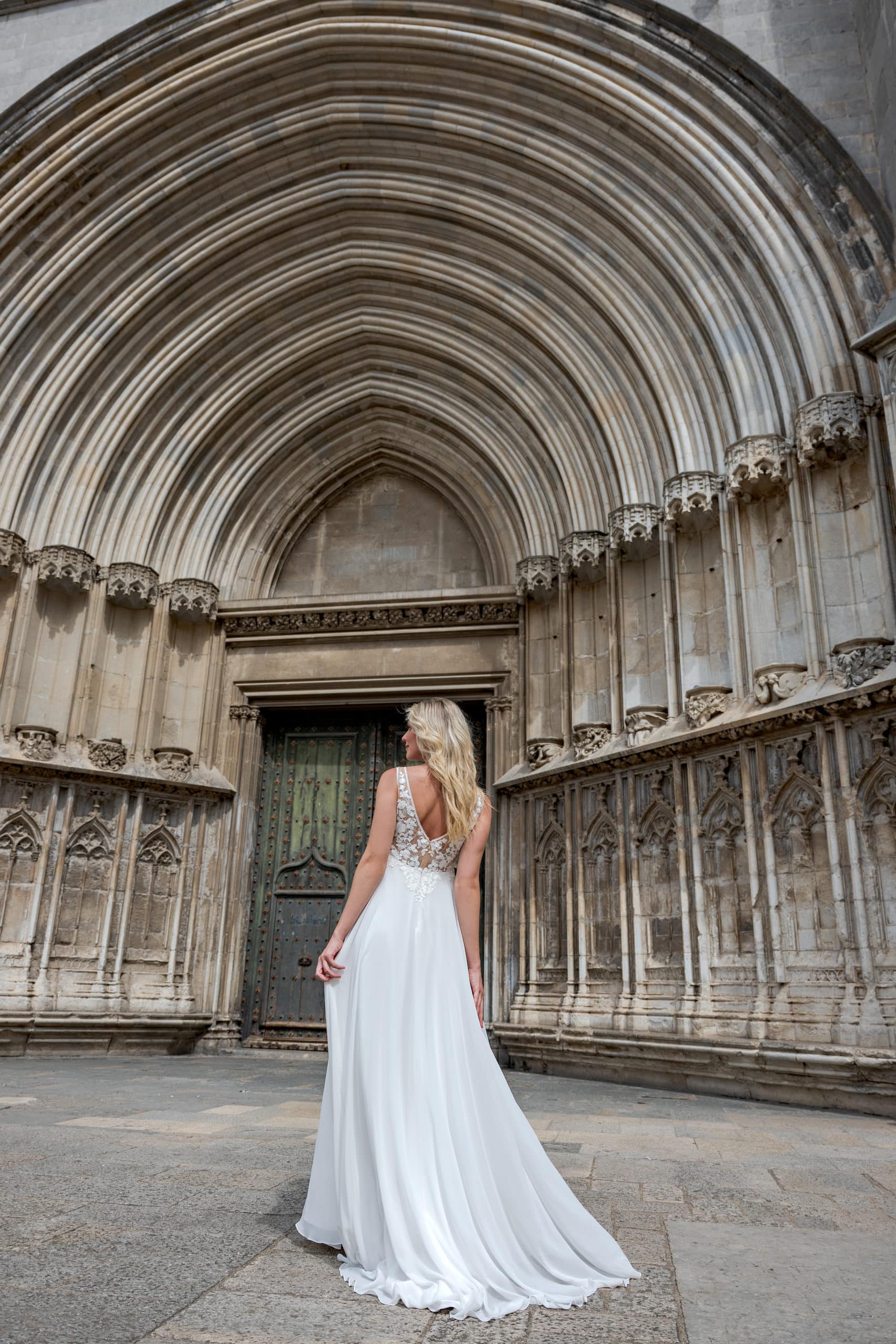 BS501 Fashion Queen bei VeRina Brautmoden in Hille Rothenuffeln Chiffon schwangerschaftskleid Umstandskleid (5)