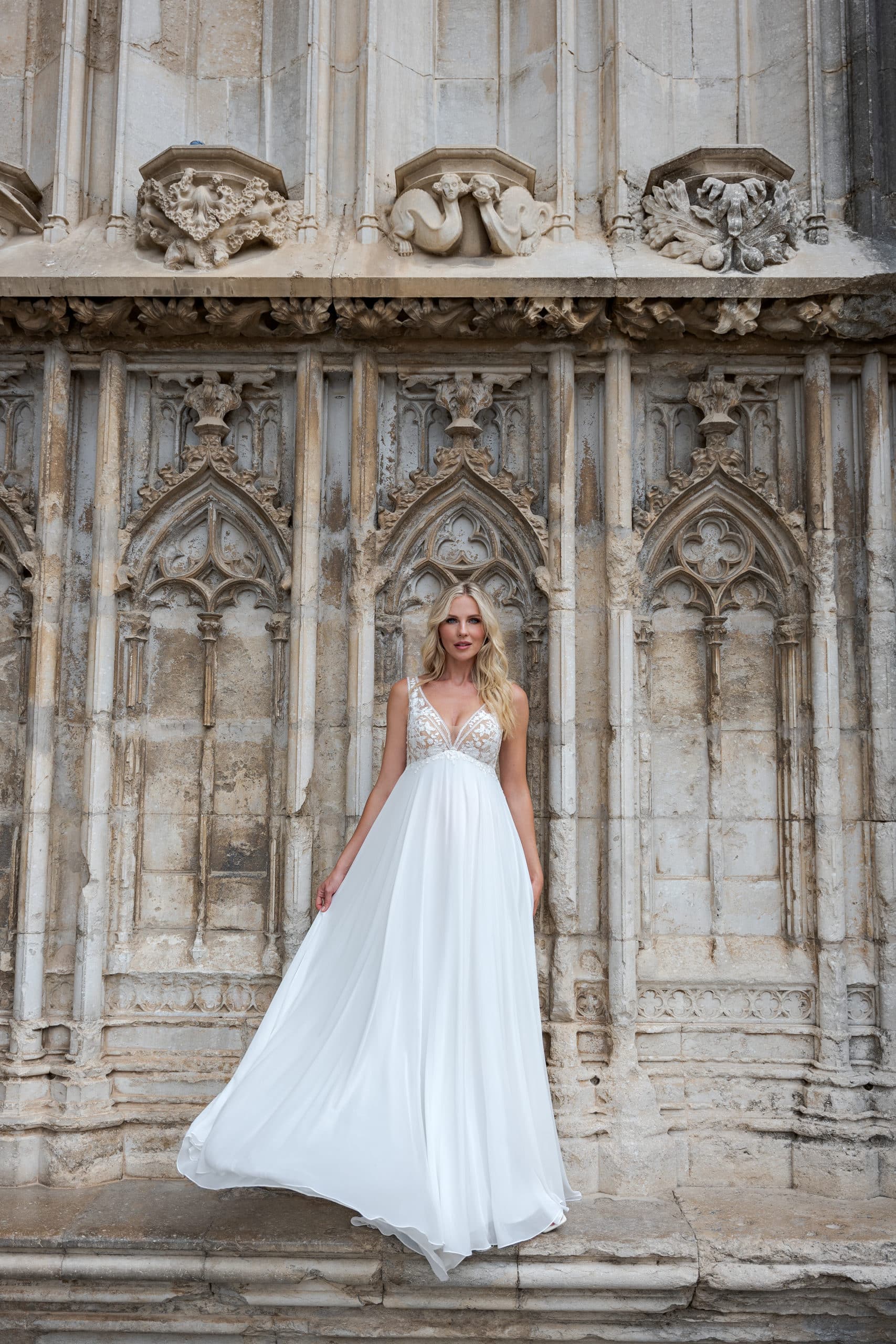 BS501 Fashion Queen bei VeRina Brautmoden in Hille Rothenuffeln Chiffon schwangerschaftskleid Umstandskleid (6)