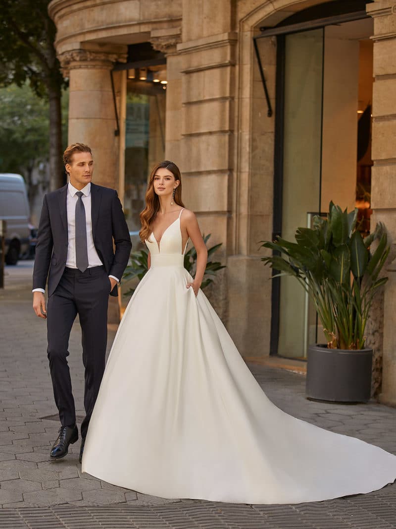 Brautkleid Traza Rosa Clara 1