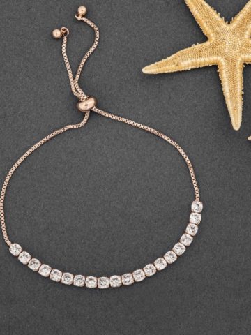 Armband BR006RG g.Westerleigh bei VeRina Brautmoden in Hille Rothenuffeln rose gold Kristalle