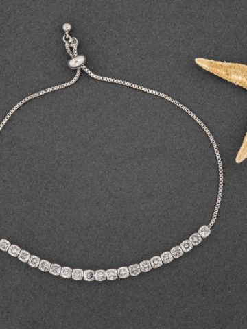 Armband BR006S g.westerleigh bei VeRina Brautmoden in Hille Rothenuffeln silber kristalle