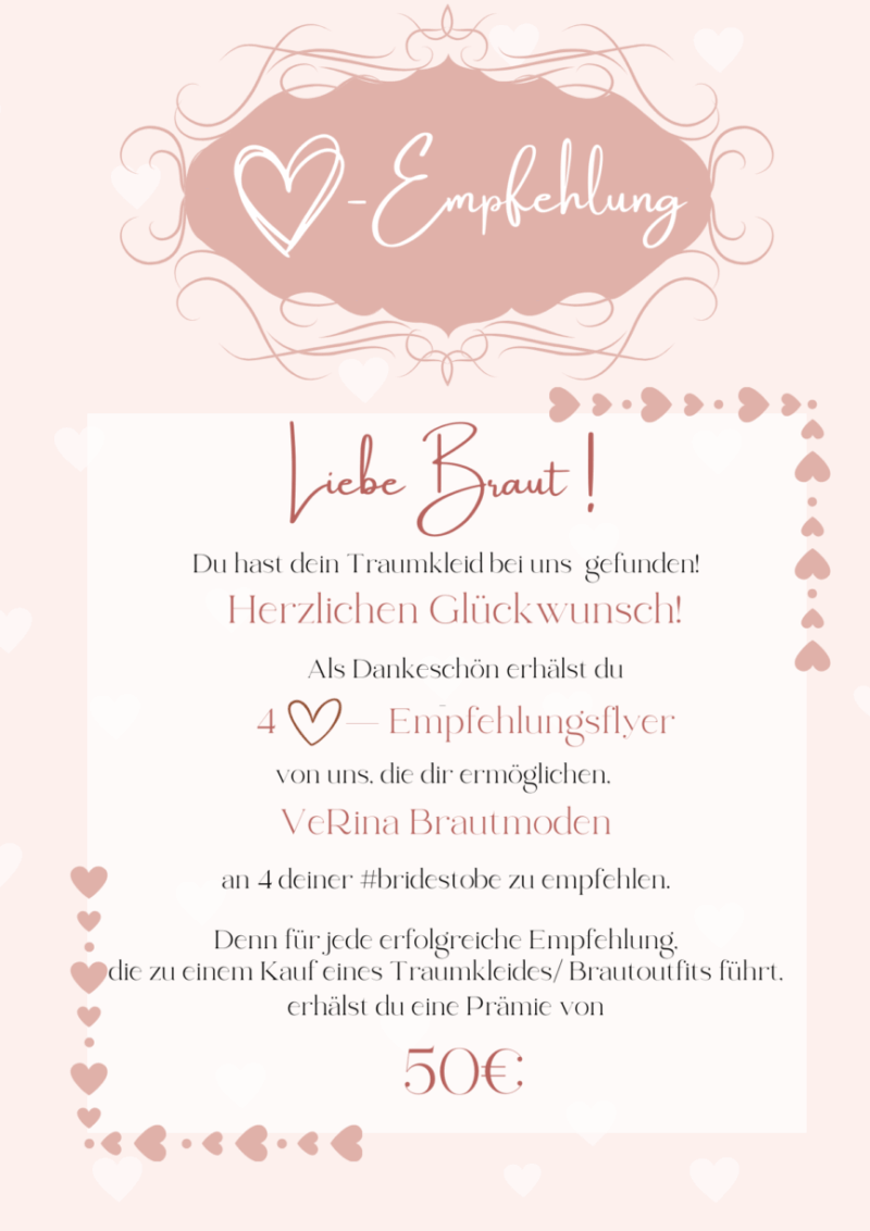 Empfehlung#bridetobride