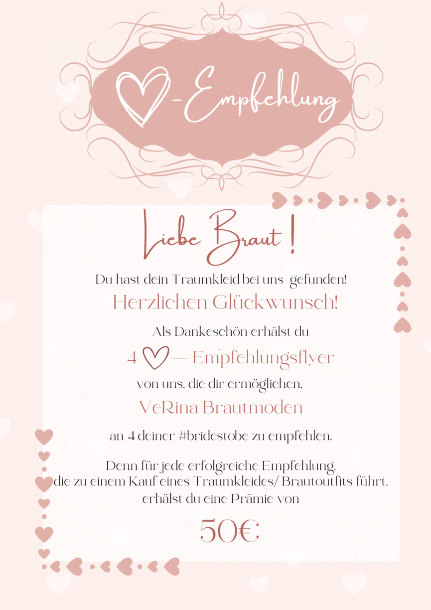 Empfehlung#bridetobride