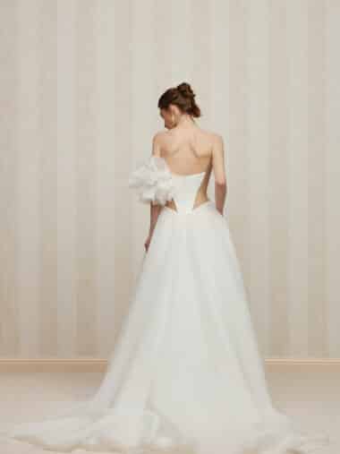 AnneMariee Brautkleid Annette ivory cutouts organza