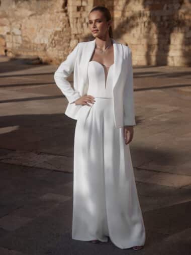 Brauthose Modell Ezra Bianco Evento