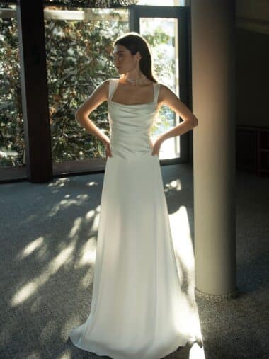 Brautrock Modell Brenni ivory LeRina